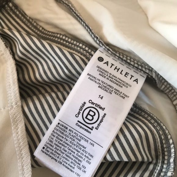 Athleta Brooklyn Textured Ankle Pant Size 14 - Picture 11 of 14